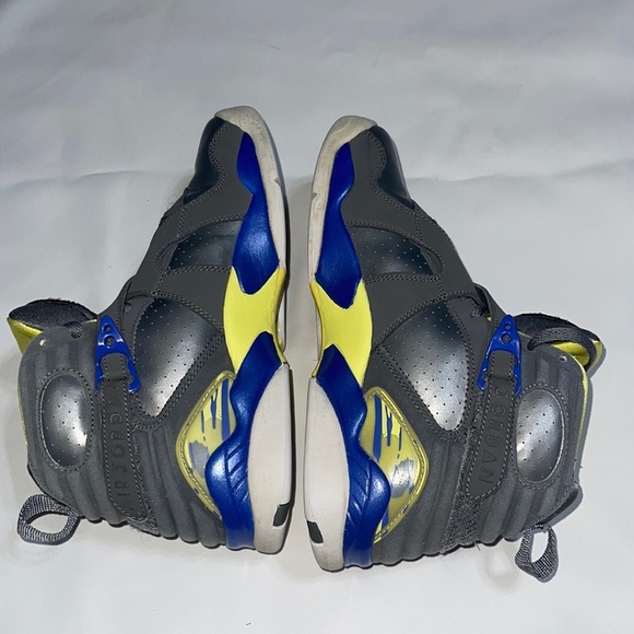 SOLD on eBay! Nike Air Jordan VIII 8 Retro GS GREY VIOLET BLUE 580528-038 SZ:7Y - Picture 3 of 16